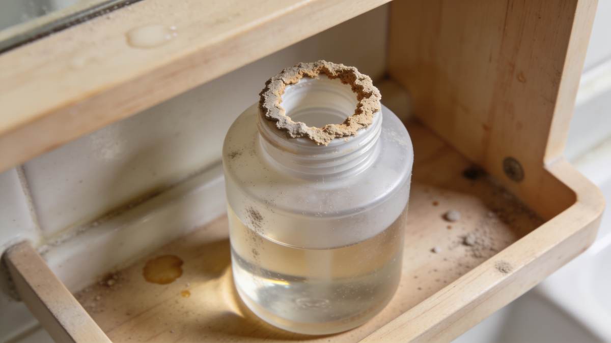 Nine days in, and the essence already has a ring round the cap.